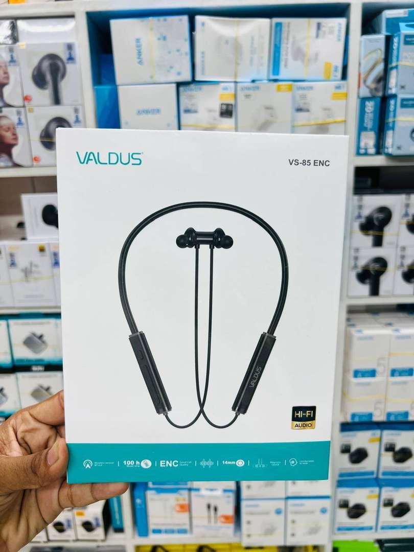 VALDUS VS-85 ENC Wireless Neckband Earphones - alternate